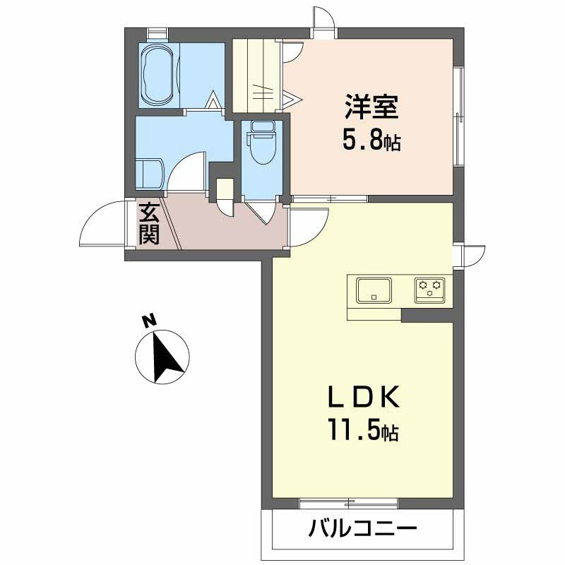 ラフィネ・ブランの間取り