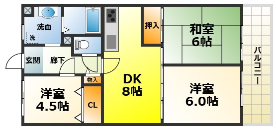 サンメゾン和泉の間取り