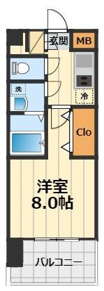 【間取り】 | エステムコート東京八王子(エステムコートトウキョウハチオウジ)
