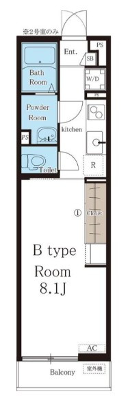 市川市市川南４丁目の賃貸マンションの間取り