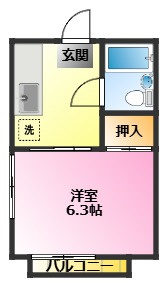 伊藤フラットハイツの外観|東急東横線元住吉駅徒歩４分♪
