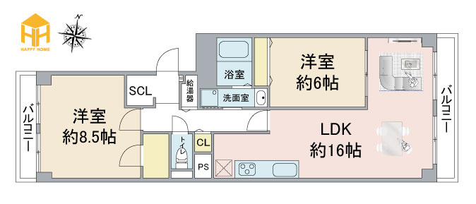 サンヴェール千里緑地公園の間取り|※現況と図面が異なる場合現況を優先いたします。
