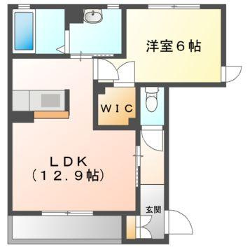 ル・シェモアⅠの間取り