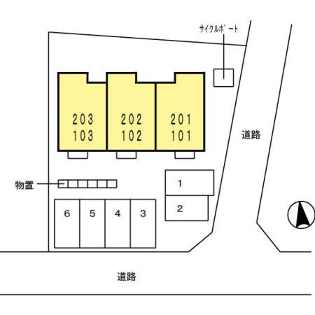 グラディスの区画図