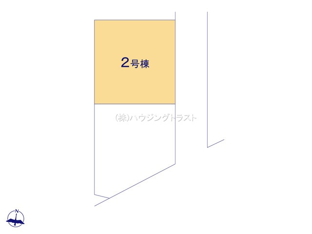 仲介手数料無料　所沢市花園4丁目ガレージハウス・未入居戸建の区画図