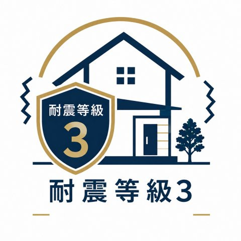 笠松町清住町分譲の構造・工法・仕様|耐震等級3。日本の耐震基準で最高レベルの強さです。消防署や警察署など、災害復興の拠点となる建物と同じ強さを持っています。建築基準法が定める最低基準の1.5倍の地震力に耐え、大震災後も住み続けられます。