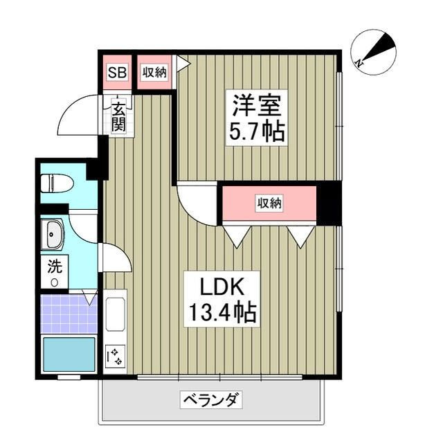 羽根木ファミリーマンションの間取り