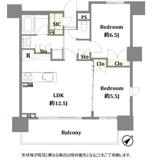 クリオ西小山の間取り