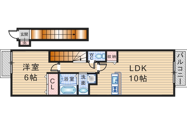 サニーコートの間取り