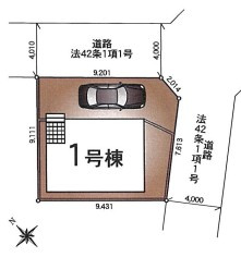 大野台２丁目　新築戸建の区画図