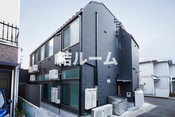 練馬区小竹町１丁目のアパートの外観