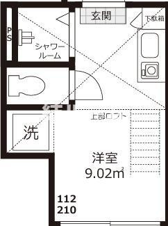 練馬区小竹町１丁目のアパートの間取り