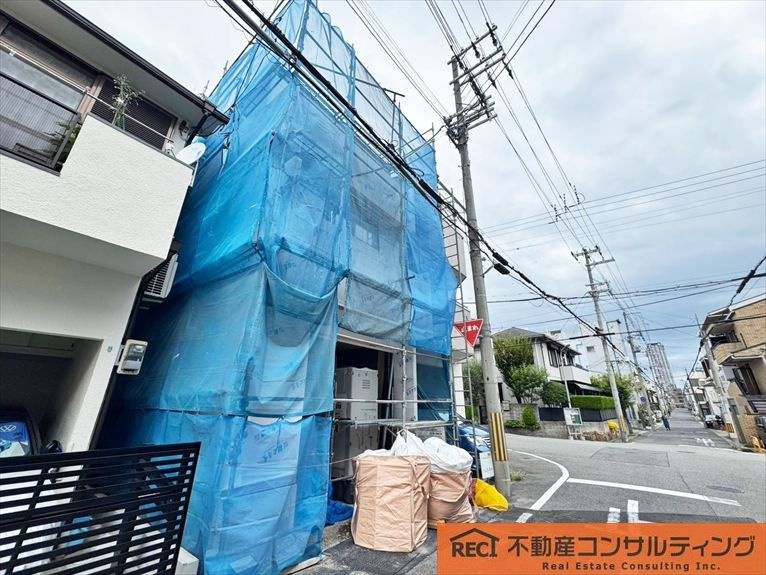 神戸市灘区友田町2丁目　新築戸建の地図|南北両面バルコニーで陽当たり・通風良好！