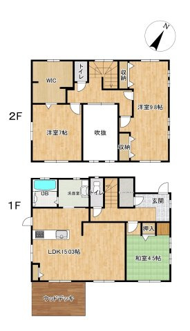 周南市勝間ヶ丘三丁目　戸建て