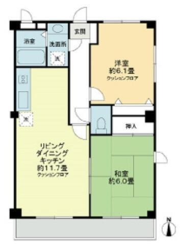 フィネス鳴子の間取り|間取図