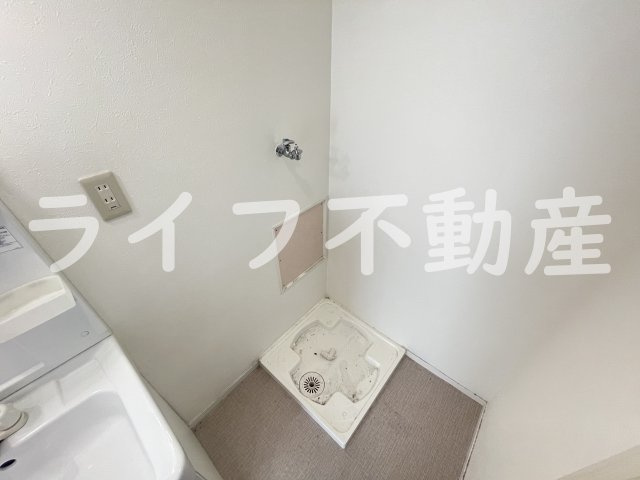 プリンストン布施の洗面所|広い洗面スペース