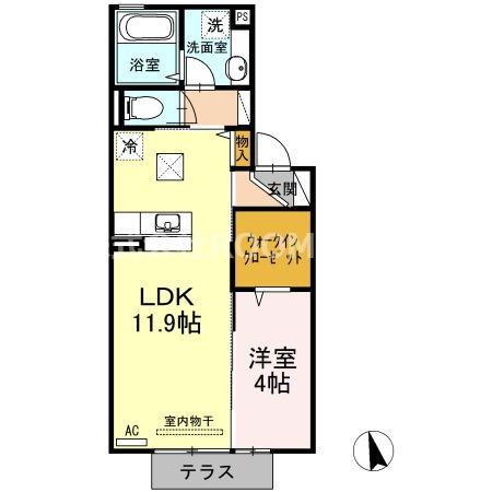 シェリアの間取り
