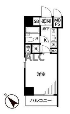 ルーブル下井草の間取り