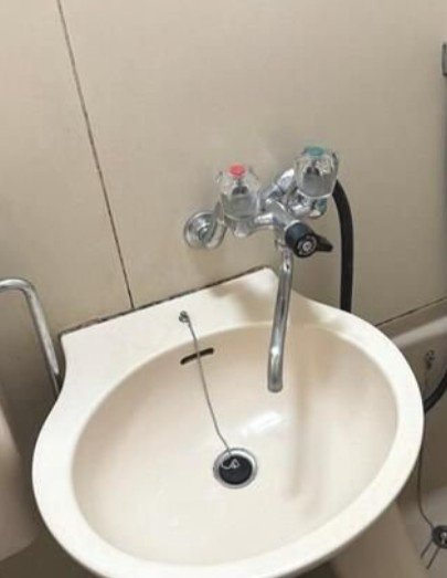 横浜市青葉区しらとり台の賃貸マンションの洗面所
