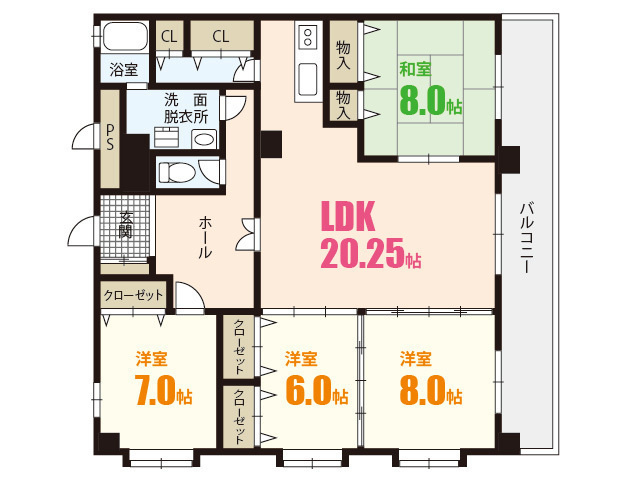 キャッスル西村の間取り