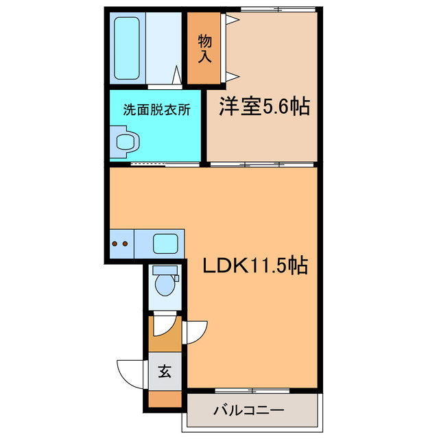 グラシアス帯広の間取り