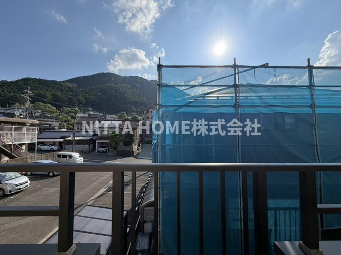 綾部市神宮寺町東谷のアパートの展望
