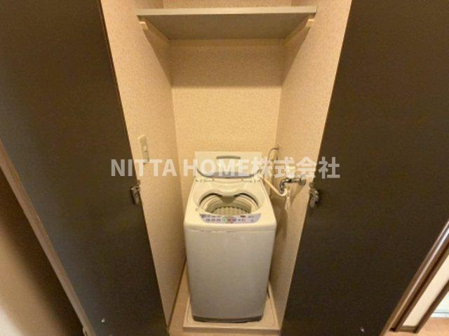 綾部市神宮寺町東谷のアパートの設備|室内洗濯機置き場になります☆彡