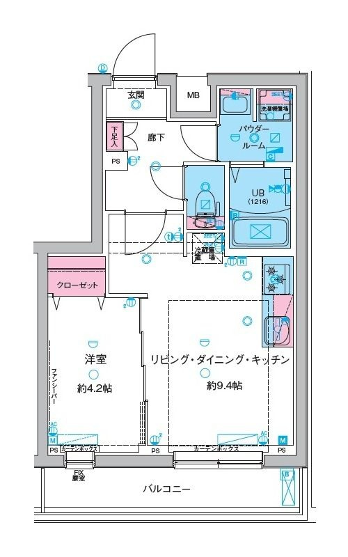 ジェノヴィア妙典の間取り