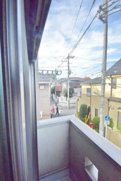 コーポ・アガートのバルコニー
