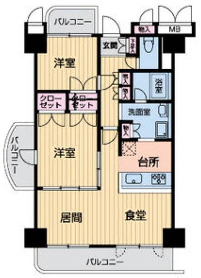 【間取り】 | ソルジェンテ高殿