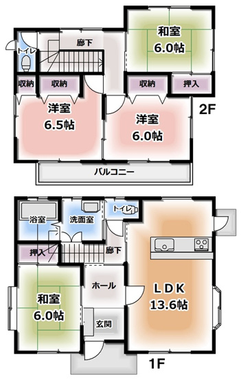 【間取り】 | 羽生市藤井上組　中古一戸建
