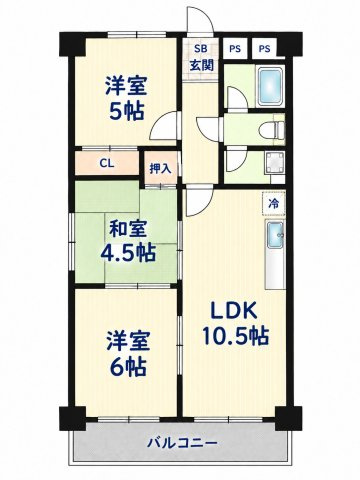 【間取り】 | オリエントマンション