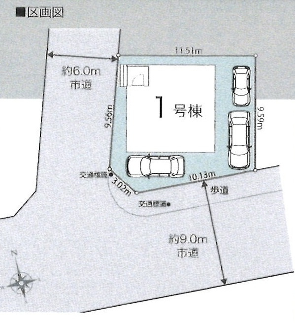 リナージュネクスジー　あきる野小川東1丁目　第2期　全1棟の区画図