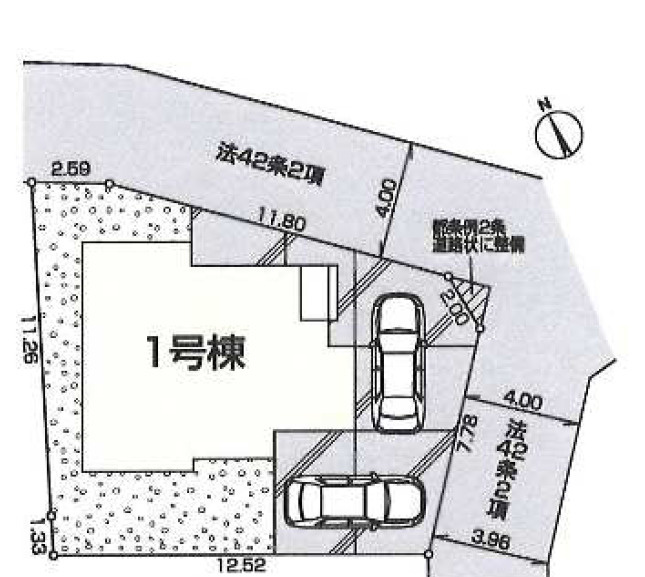 あきる野市引田全１棟　新築戸建の区画図