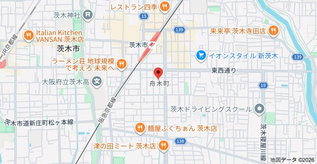 シェリール茨木２の地図