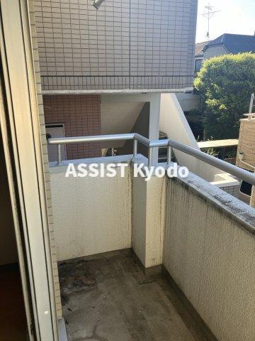 ユースピア田園調布のバルコニー