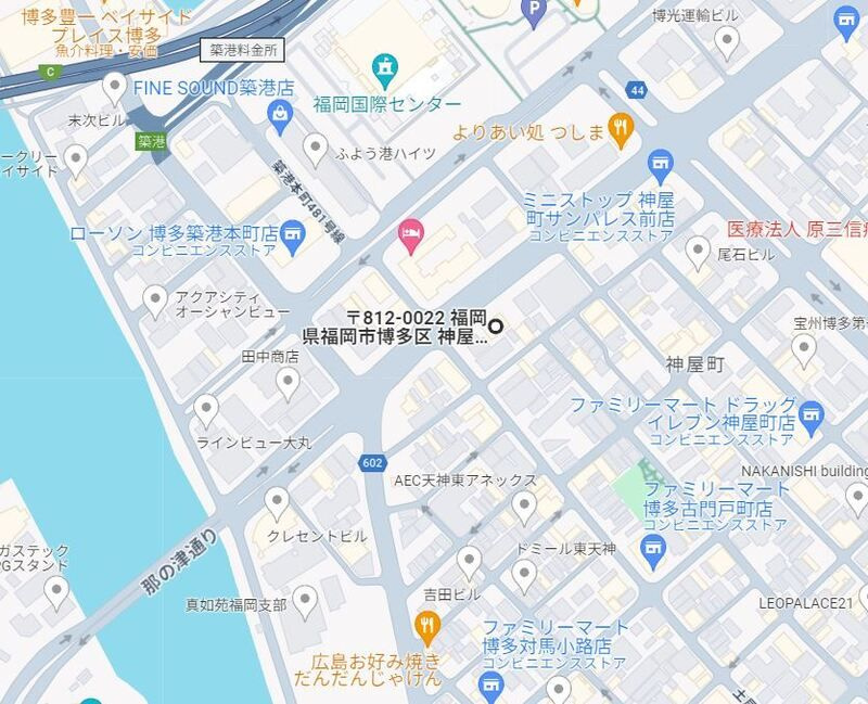 MODERN PALAZZO天神北Ⅱの地図