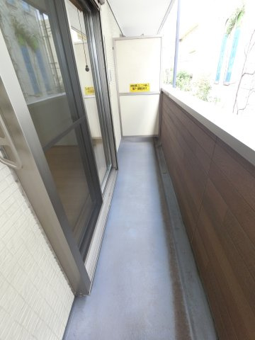 末広ウッドヴィレッジのバルコニー