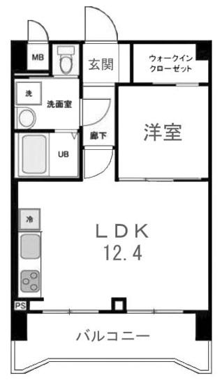 【間取り】 | 塔南セントラルハイツ | 専有面積40.23㎡