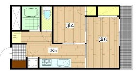 シャトー瑠璃の間取り|間取りです。