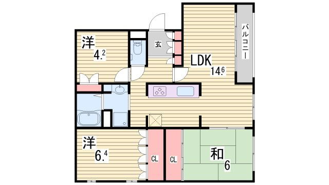 フォレスト竹の台の間取り