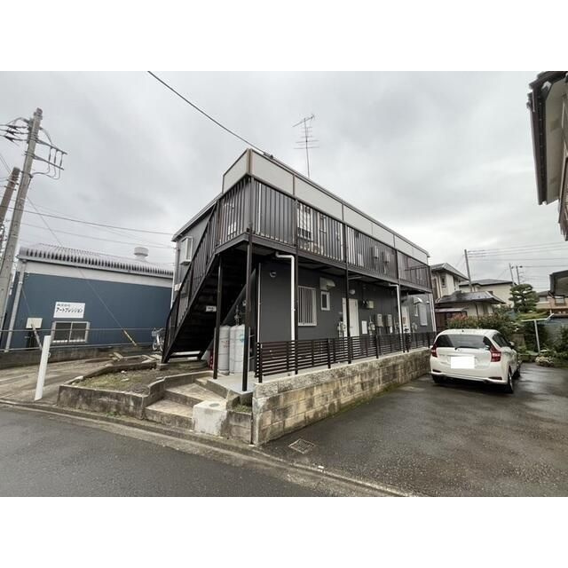 相模原市中央区田名のアパートの外観