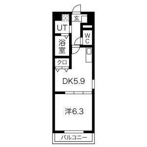 ソレイユ上町の間取り