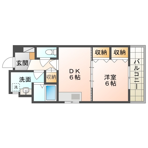 オーナメント春日の間取り