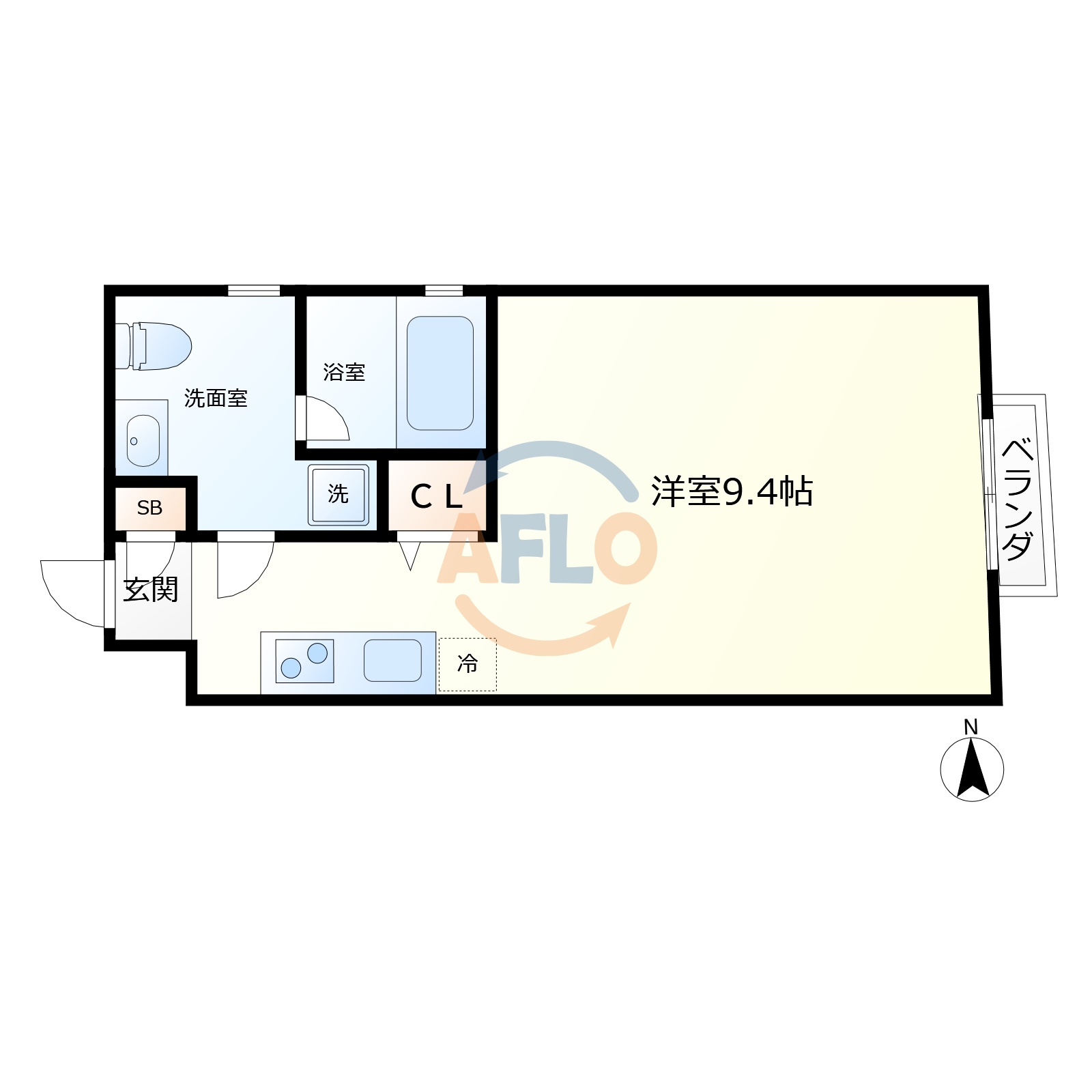 翔・阿波座の間取り|翔・阿波座　間取り