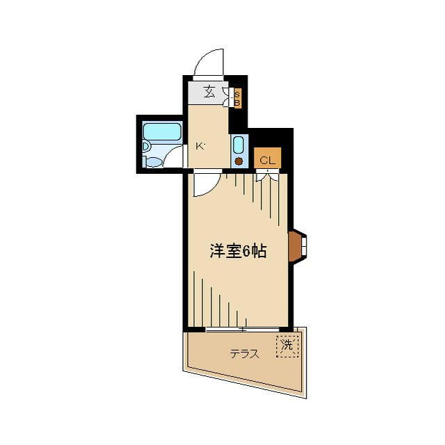 レビ中野坂上の間取り|間取りです。
