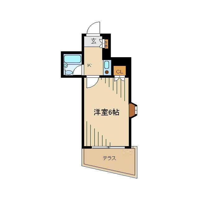 レビ中野坂上の間取り|間取りです。