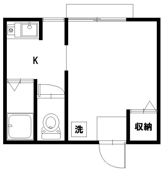 ハイム小松 の間取り|間取りです。