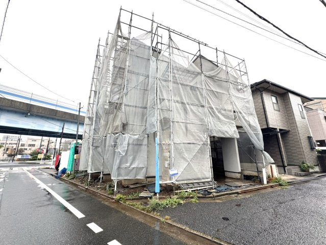 練馬区高松3丁目　生活快適エリア　開放的な角地の限定1棟の前面道路含む現地写真|2026年9月上旬撮影