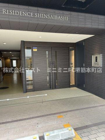レジデンス心斎橋のエントランス